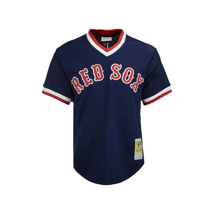 RED SOX MLB M&N Maillot BP Mesh Auth WILLIAMS marine/rouge/blanc