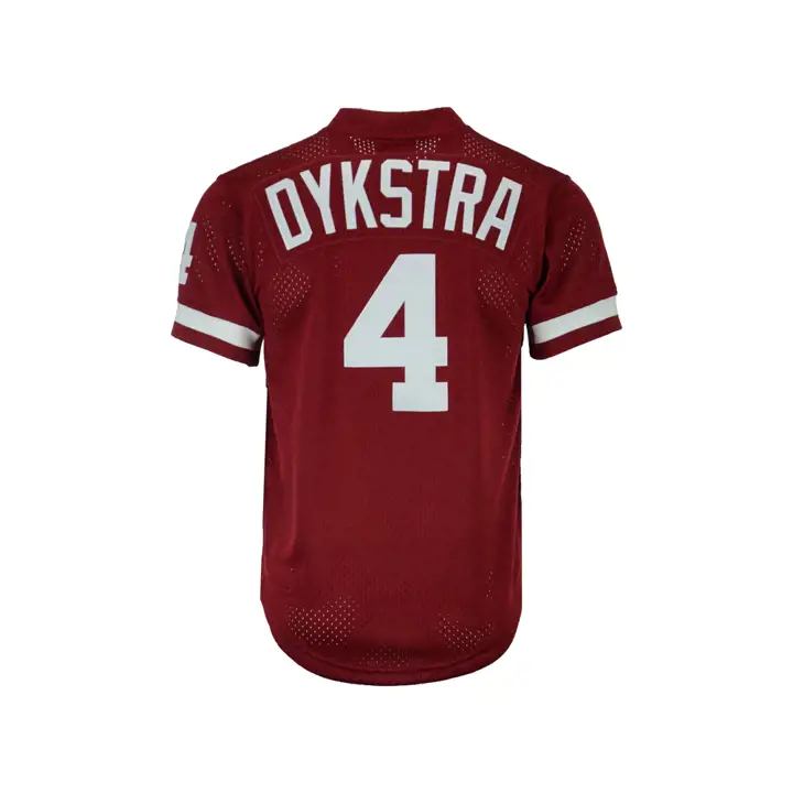 Maillot en maille Dykstra MLB M&N Auth BP Phillies mar/bla