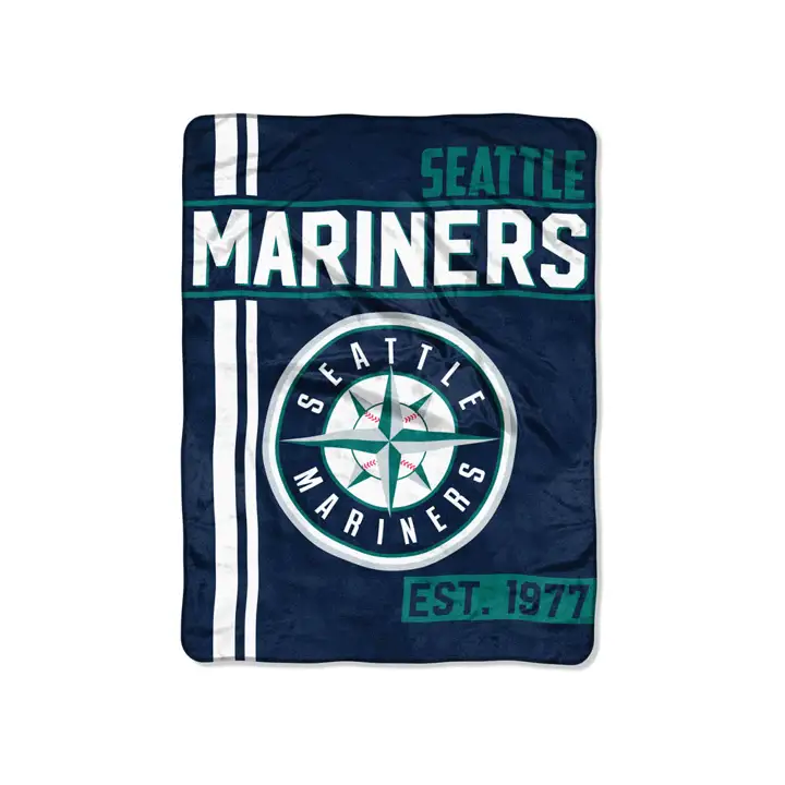 Seattle Mariners Micro Raschel 46x60 "Walk Off" MARINE
