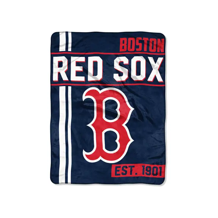 "Boston Red Sox Micro Raschel 46x60 "Walk Off" MARINE"