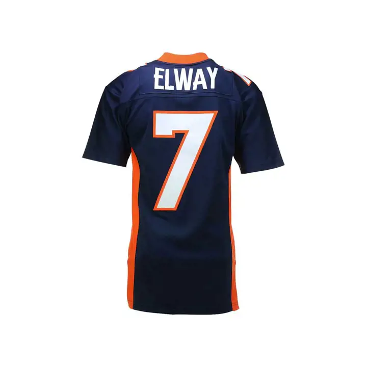 Maillot BRONCOS NFL Anciens Joueurs Elway #7 rbl