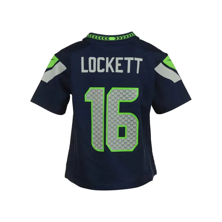 SEAHAWKS NFL Maillot Enfant Game Lockett bleu marine/vert lime