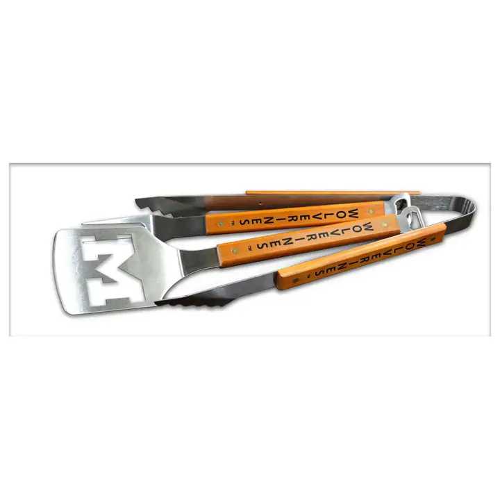 Michigan Wolverines Spatule 3 pièces argent