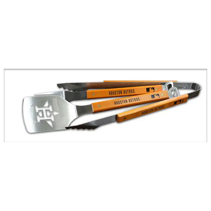 Ensemble 3 pièces de spatules Houston Astros argent