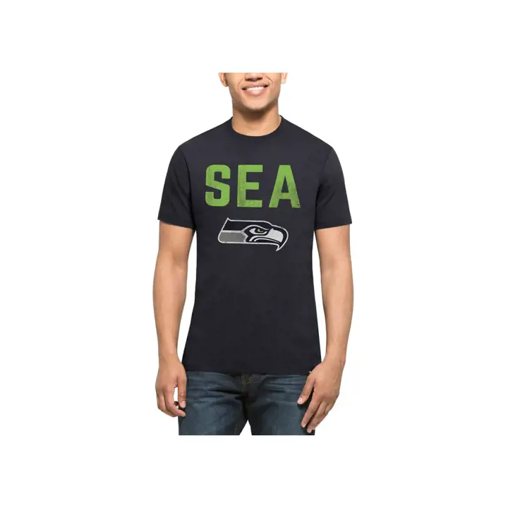 T-shirt NFL "City Style Splitter" Seattle Seahawks  MARINE/CITRON VERT