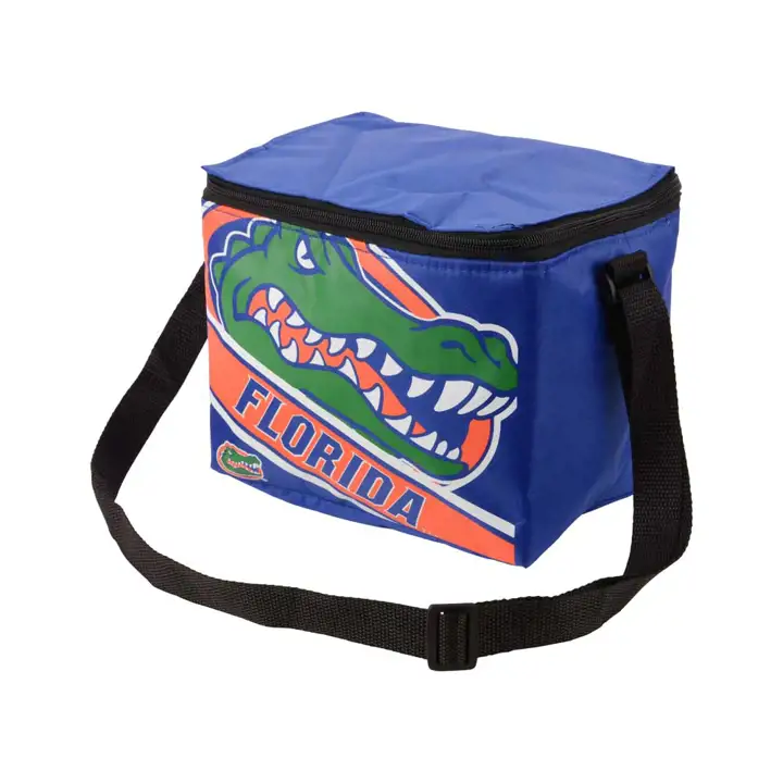 Florida 6pk Lunch Cooler - Big Logo Stripe bleu/org