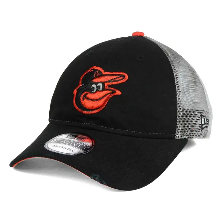 Casquette Baltimore Orioles MLB Rustique Trucker 9TWENTY XP BLK/Gris/Org
