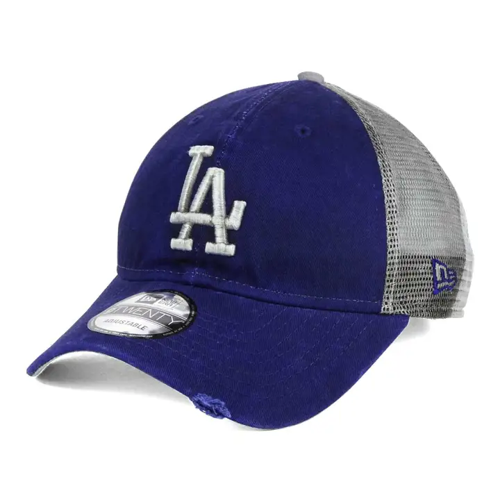 Casquette Los Angeles Dodgers MLB Trucker 9TWENTY XP rustique bleu/gris