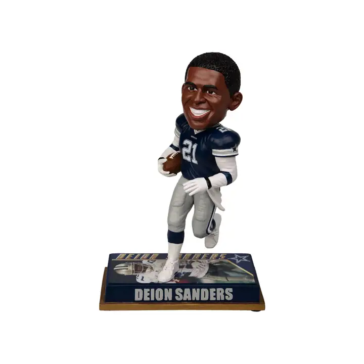Dallas Cowboys 20cm Bobbleheads de joueur retraité Sanders marine/s