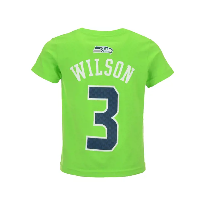 SEAHAWKS NFL Tee enfant joueur Mainliner Wilson lime