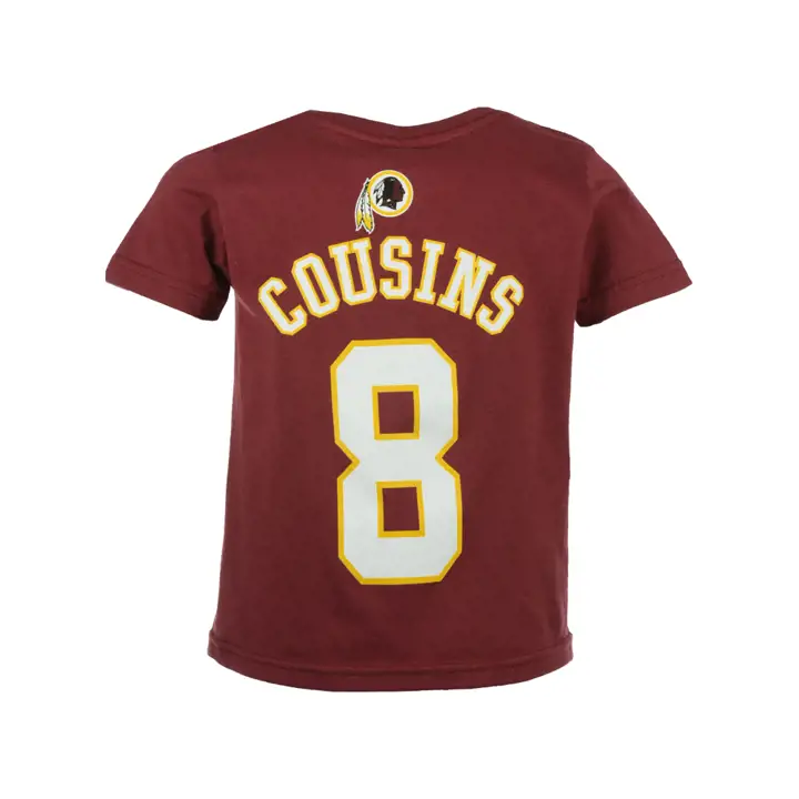 SKINS NFL Enfants Tee-shirt joueur Cousins principa