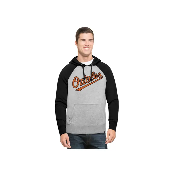 Sweat à capuche Baltimore Orioles XP MLB SPORT Raglan GRY/BLK