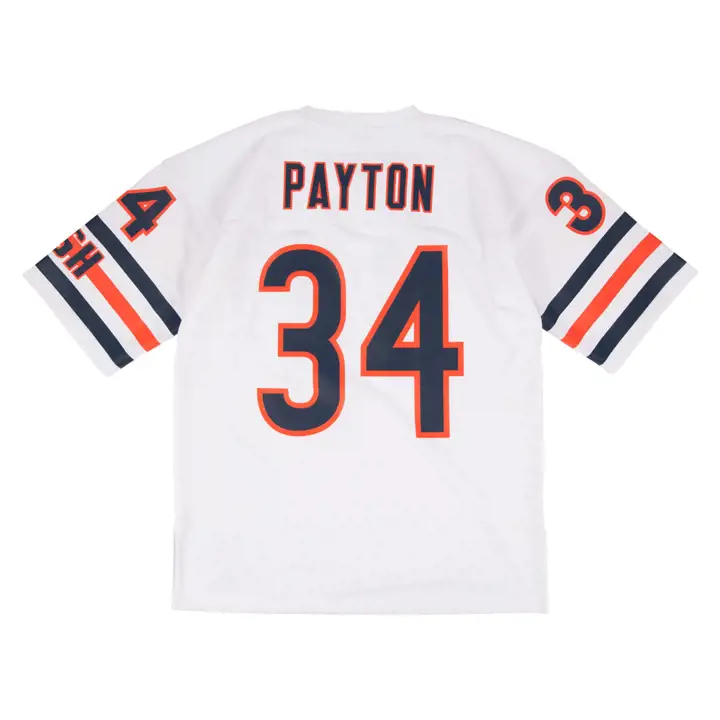 Maillot authentique NFL M&N des Bears de Chicago Payton BLANC