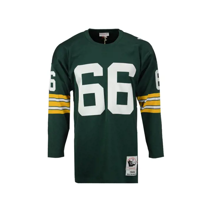 PACKERS NFL M&N Maillot Authentique Ray Nitschke VERT FONCÉ