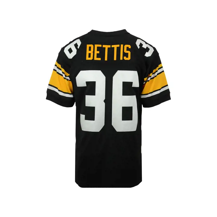 Maillot authentique NFL M&N Pittsburgh Steelers Bettis NOIR