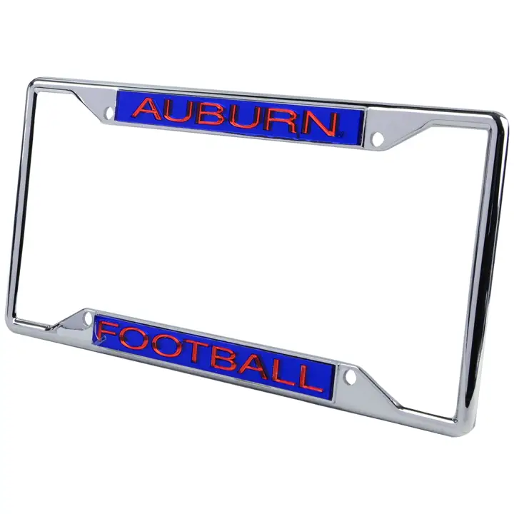 Cadre Laser Auburn - Football S/S argent/bleu