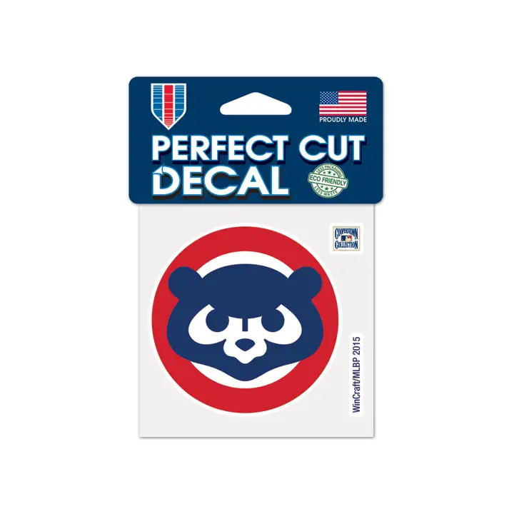 Autocollant découpé CUBS 4x4 - Couleur 1984 Coop Bear rbl/red/wht