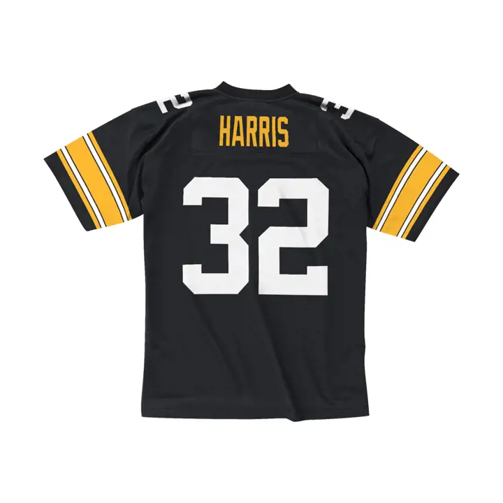 Maillot rétro réplique NFL M&N Steelers Harris #32 noir