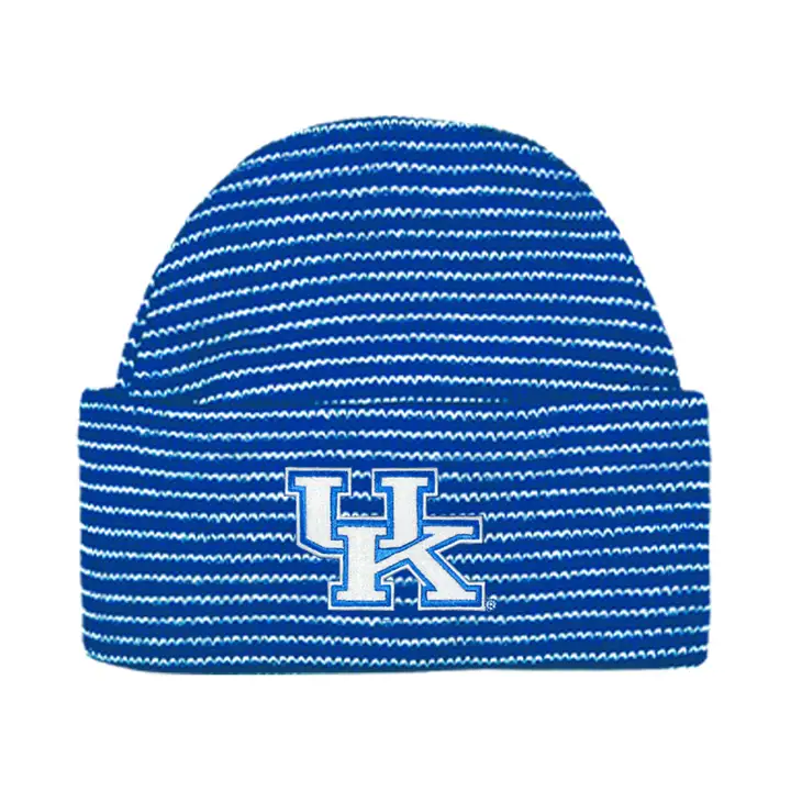 Bonnet tricoté rayé NCAA Kentucky rbl/blc