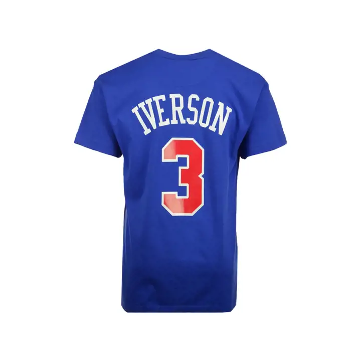 T-shirt IVERSON rbl joueur M&N HWC SIXERS NBA