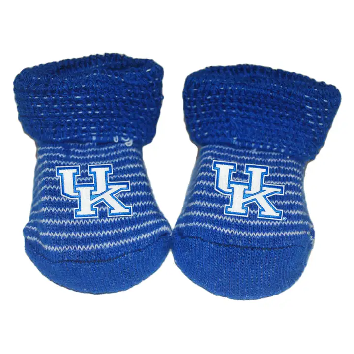 Chaussons coffret cadeau rayé NCAA du Kentucky rbl/bld