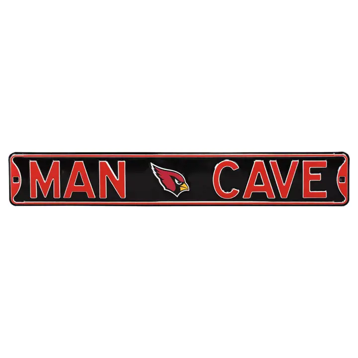 Panneau authentique Arizona Cardinals - Man Cave rouge