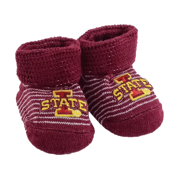 Chaussons Rayés Oklahoma NCAA Boîte Cadeau cramoisi/blanc