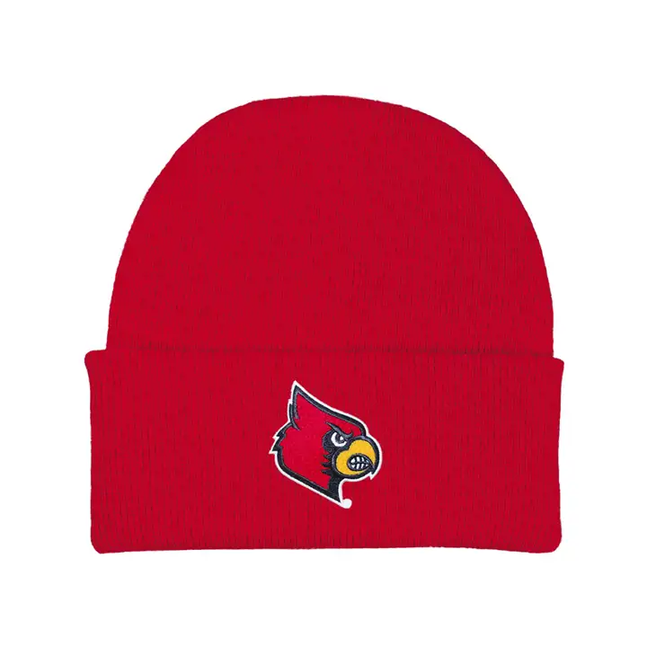 Bonnet tricoté Louisville NCAA NB rouge