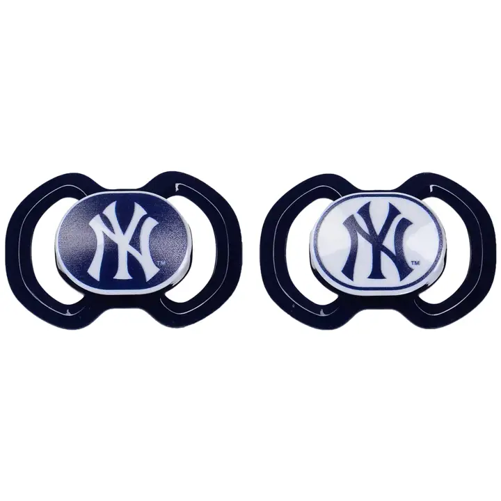 Lot de 2 sucettes New York Yankees bleu marine