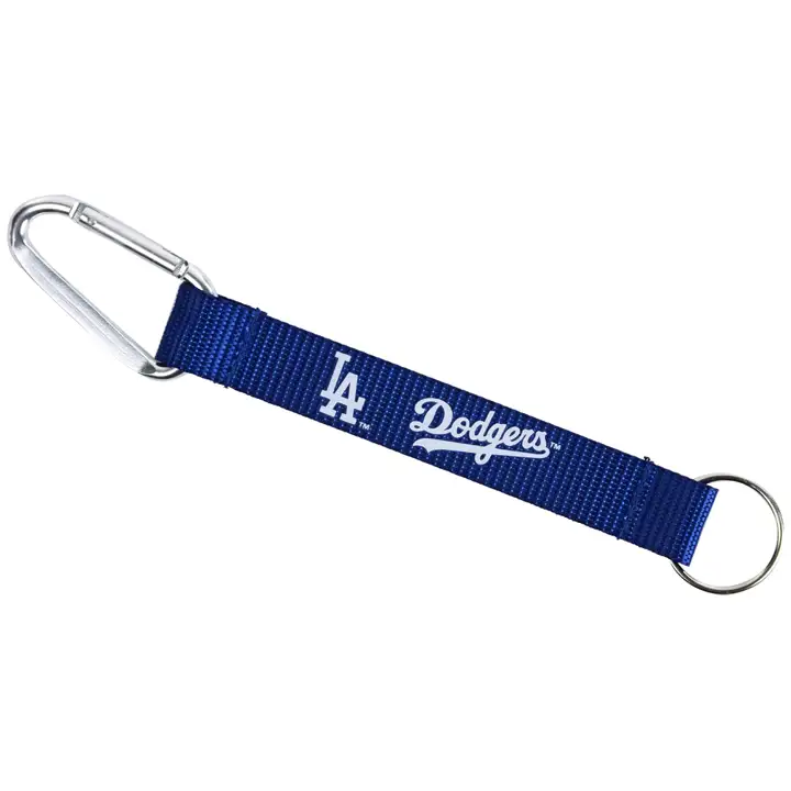 PORTE-CLÉS MOUSQUETON LANIÈRE DODGERS bleu