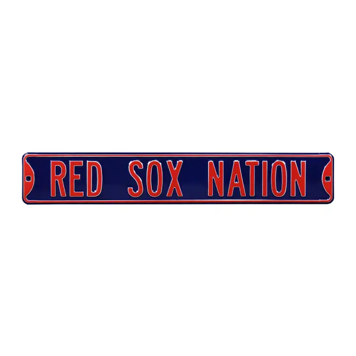 RED SOX Panneau de rue authentique-Bleu marine nation