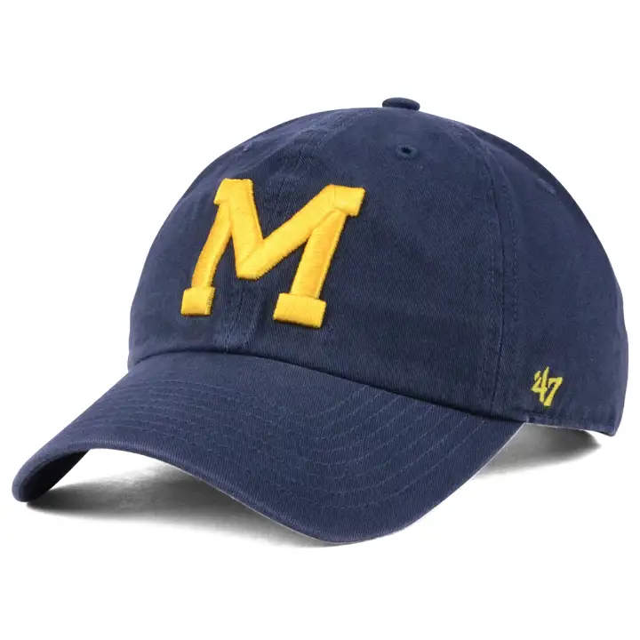 "MichiganW Clean Up-NCAA Vault « M » marine"
