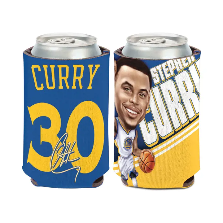 WARRIORS Caricature Coozie Stephen Curry Ast
