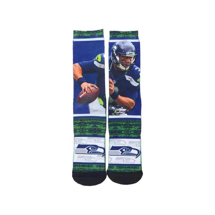 Maillot de joueur NFL Rush pour jeune Seattle Seahawks, col rond, 308S Wilson