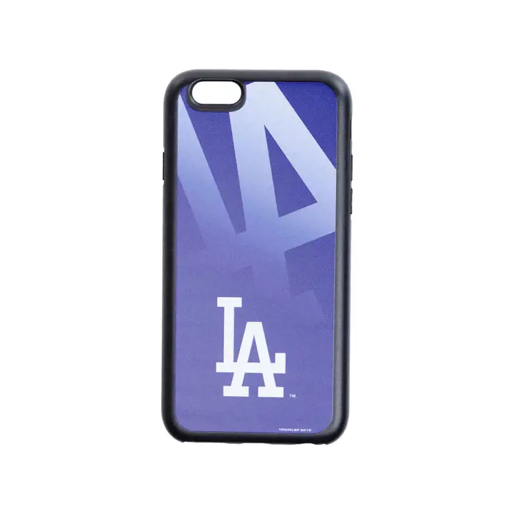 Coque double protection Los Angeles Dodgers pour iPhone 7 BLEUE