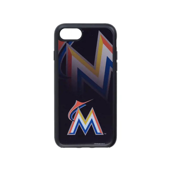 Coque double protection Miami Marlins iPhone 7 NOIR