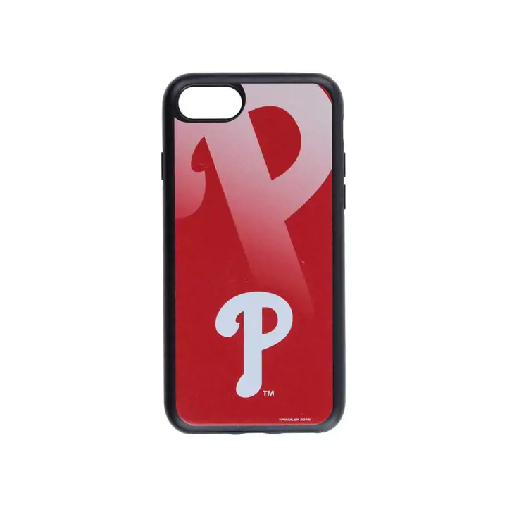 Coque double protection Philadelphia Phillies pour Iphone 7 ROUGE/noir