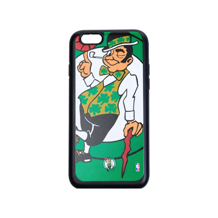 Coque Boston Celtics Iphone 7 double protection NOIR/vert