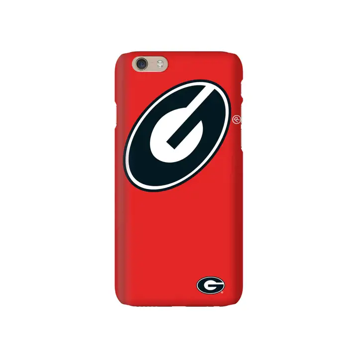 Coque double protection rouge Georgia Bulldogs pour iPhone 7