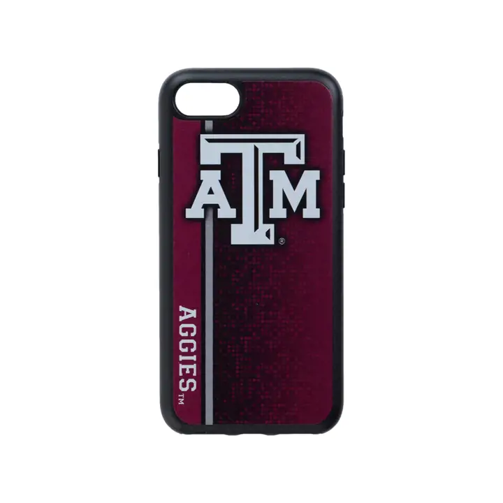 Coque de protection double pour iPhone 7 Texas A&M Aggies rouge foncé