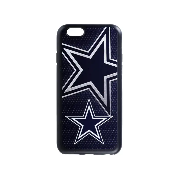Coque double protection Dallas Cowboys pour iPhone 7 bleue
