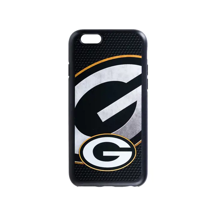 Coque double protection Green Bay Packers pour iPhone 7 Vert/noir