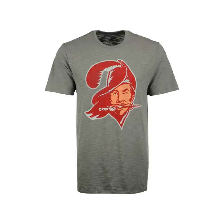 T-shirt Scrum Rétro Logo Legacy NFL BUCCANEERS gris