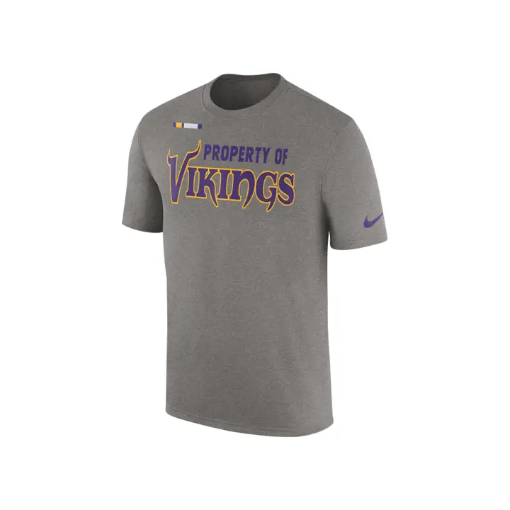 T-shirt NFL Minnesota Vikings Property of Facility Gris H 17