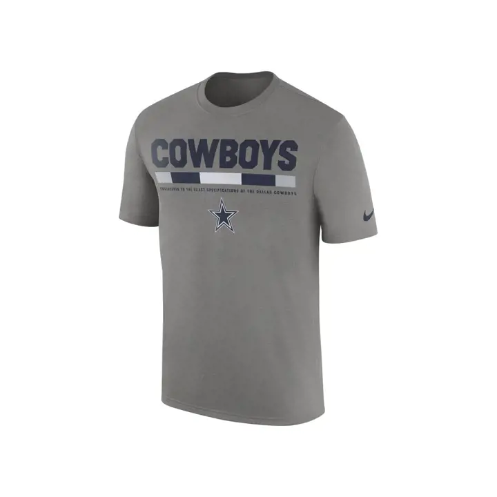 T-shirt de Légende NFL Dallas Cowboys Staff 17 H-Gris