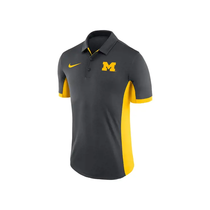 Polo Michigan Wolverines NCAA Evergreen 17 ANTHRACITE