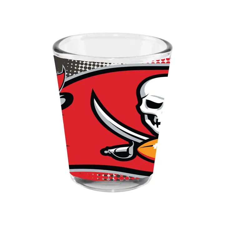 Verre de collection Tampa Bay Buccaneers 2oz Dégradé EFFACER