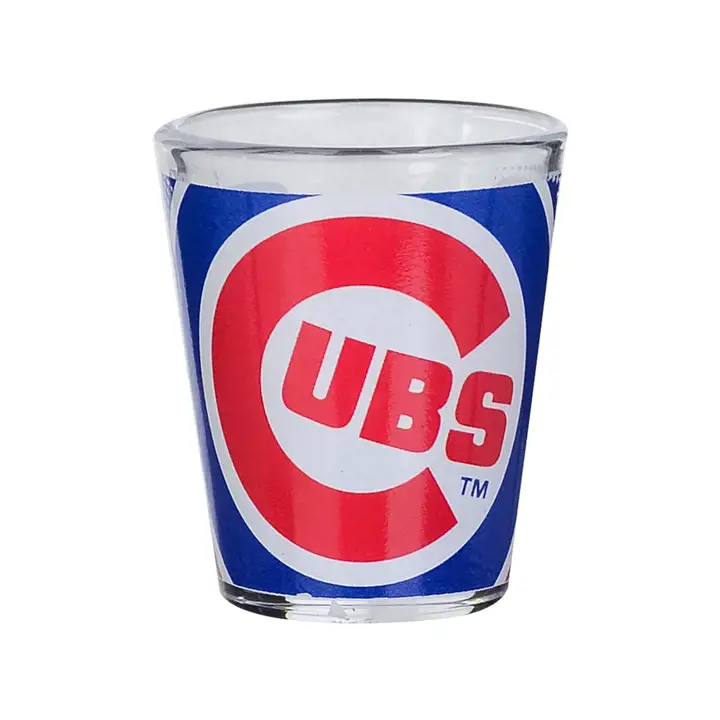 Verre de collection transparent Chicago Cubs 2oz Fade Away