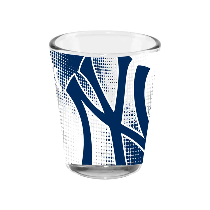 Verre de collection transparent New York Yankees 2 oz Fade Away