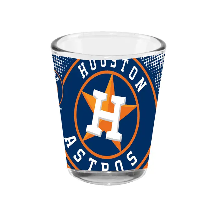 Verre collectionneur Houston Astros 2oz Fade Away transparent